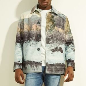 Guess Men's Artistic Landscape Jacket